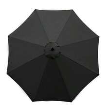 Multi-Color Round Outdoor Patio Umbrella Replacement Canopy, Minimalist Solid Color Sunshade Fabric, UV Protection Umbrella Cover Accessory Without Frame, Suitable For Villa, Cafe, Park, Terrace, Yard, Summer Outdoor Use - A - View 10
