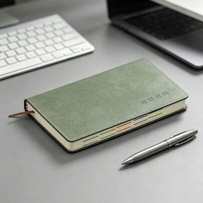 Agenda planificadora semanal para 2027, versión en español, tapa de cuero sintético suave, tamaño de bolsillo 17,5 cm * 9 cm, 144 páginas, ideal para organización diaria, estudios y trabajo