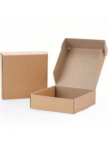 20pcs Kraft Paper Boxes, Small Paper Airplane Boxes, Mini Packaging Boxes, Handmade Soap Packaging, Divider Boxes, Christmas Valentine's Day - Multicolor - View 4