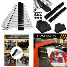 80PCS Magnetic Wrench Organizer Widget Portable Tool Storage Shelf Black - A - View 2