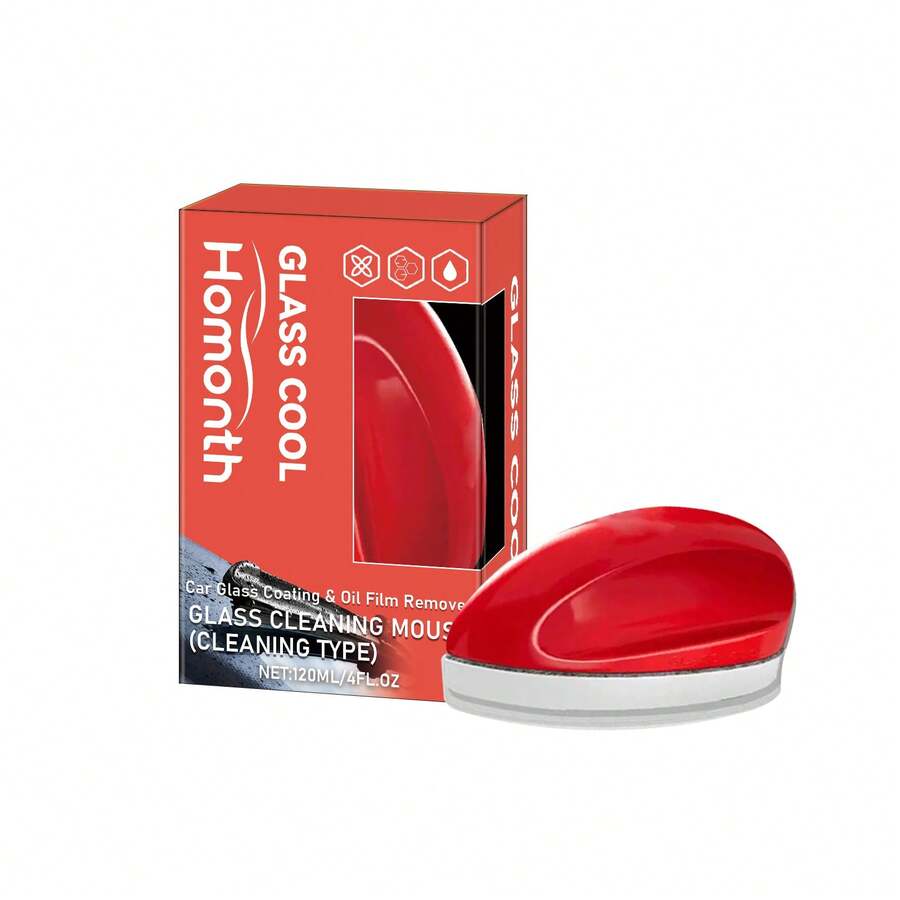 Homonth - Removedor de Película de Aceite para Cristales de Automóviles, Limpiador de Parabrisas, Descontaminante, Revestimiento de Cristal, Renovador y Pulidor WH3I - A - Ver 1