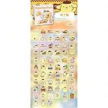 SANRIO 60pcs Hello Kitty Kuromi My Melody Pochacco Cute Cartoon Stickers For DIY Phone Computer Notebook School Supplies - 60Pcs Pompompurin - View 17