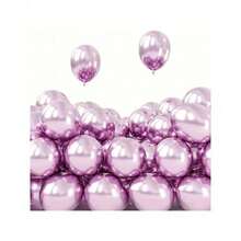 100/50 pièces Ballons de fête à ruban, 5 pouces (12,7 cm) Ballons de couleur métallique, Convient pour la décoration de mariage, la décoration de fête d'anniversaire, la décoration d'anniversaire, la décoration de cérémonie de remise des diplômes, la décoration de fête, la décoration de la fête des mères - Multicolore - Voir 10