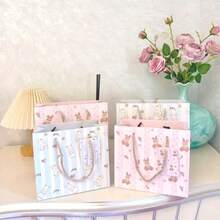 New Creative Ice Cream Rabbit Gift Bag, Highly Attractive Cartoon Souvenir Gift Bag, Handheld Paper Bag - Multicolor - View 6
