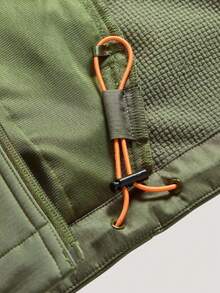 Adidas Men's TH Softshell Jacket Woven Hooded Outerwear KR2497 - Green - View 7