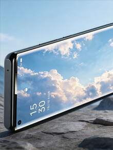 2片裝 3D 曲面高畫質鋼化玻璃螢幕保護膜，相容 Galaxy S26 S23 S22 S25 S24 Ultra / 相容 / 相容 Note 15 14 13 Pro+ 4G 5G / Honor / 等待機型，9H 硬度防爆防刮，支援指紋辨識 - 無色 - 查看 8