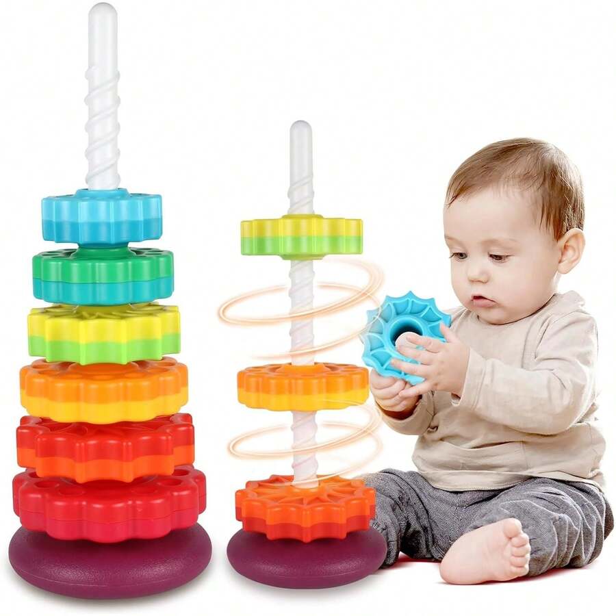 Kids Sorting & Stacking Toys - Six Rounds - View 1