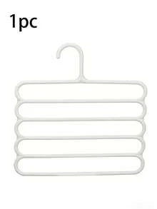 Multi-Layer Stainless Steel Pants Rack - Space-Saving Closet Organizer - Non-Slip, Stackable Design - Suitable For Pants, Jeans, Scarves And Dress Pants - For Closet Storage And Organization - Multicolor - View 10