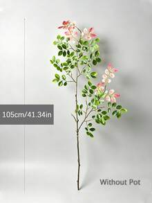 Kmitang 77-105cm Large Artificial Cherry Blossom Plants Fake Magnolia Branches Tall Ficus Tree False Crape Myrtle Tree For Home Garden Wedding Outdoor Decor Without Pot 1PC - Multicolor - View 12