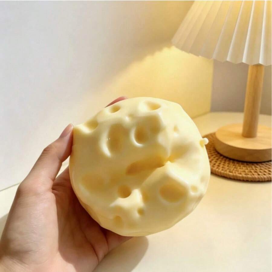 Gefüllter quadratischer Käse-Quetschball, neuartiges weiches Design mit schneller Rückfederung, keine Verformung, süße Schreibtischdekoration geeignet für Zuhause oder Büro, perfekt als Feiertagsgeschenk, lustige und süße Geschenke, Geburtstagsgeschenke, Ostergeschenke, Halloween-Geschenke, Weihnachtsgeschenke, Partygeschenke, Squishy, Squishy-Spielzeug, Squishy-Stressball, Dumpling-Squish, Spielzeug für Erwachsene und Mädchen - Verschiedenfarbig - Übersicht 1