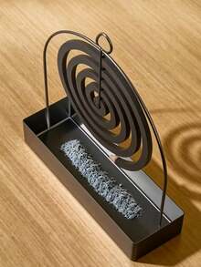 2/1 Mosquito Coil Holder, Sandalwood Mosquito Coil Holder, Mosquito Coil Holder, Sandalwood Mosquito Coil Holder, Metal Material, Suitable For Hanging Or Sandalwood, Suitable For Decorating Living Room/Bedroom And Outdoor Camping/Garden/ - Multicolor - View 6