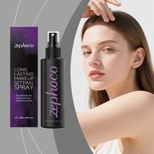 Spray Fijador de Maquillaje Zephoco, Resistente al Agua, Control de Grasa, Acabado Mate, Hidratante, Refrescante, Suavizante y de Larga Duración AF5Q - Albaricoque - Ver 2