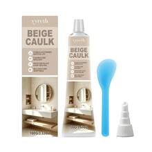 Beige Silicone Sealant, Flexible And Anti-Aging, Strong Adhesion, Universal For Home Decor Board Filling And Edge Sealing, Dust-Proof, Moisture-Proof, Water-Resistant - A - View 12
