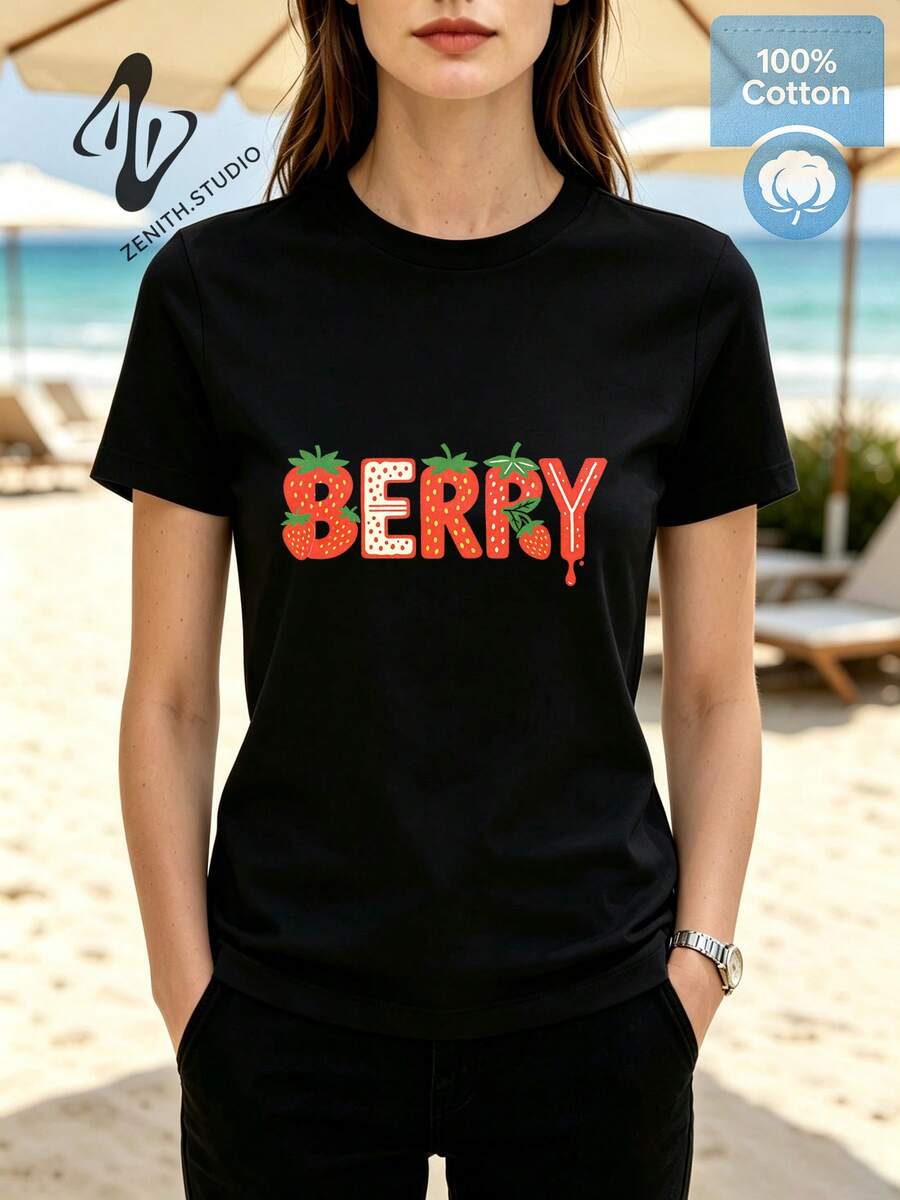 Women T-Shirts - Black - View 1