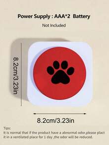 1pc/4pcs Dog Voice Button Communicator, 8-Color Recordable Buttons Set, Dog Training Communication Sound Button, 30s Recording Pet Training Buzzer Button - Multicolor - View 4