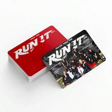 1Set/92pcs KATSEYE Song RUN IT Merchandise 3-Inch Photo Cards, Celebrity Stickers, LOMO Cards, Photo Cards, Suitable For Fan Collection, Journal Decoration, Halloween Gifts, Party Gifts, Christmas Gifts, Photocard, Katseye K POP Btsarmy - Multicolor - View 7