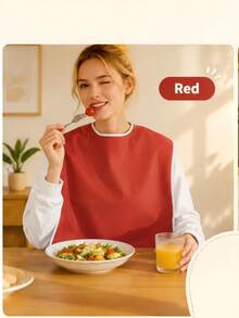 Unisex Adult Bib For Eating, Adjustable Senior Feeding Bib For Adults Elderly And Middle Aged Users, Comfortable Dining Bib For Daily Use - White Bib for Seniors - View 4