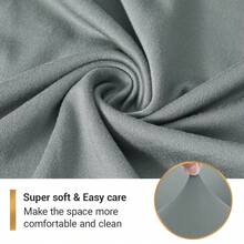 1pc Single Person Lounge Chair Cover, Elastic Full Coverage Lounge Chair Cover (With Side Pockets), Suitable For All Seasons, Pet Friendly, Suitable For Home Or Hotel Use - Blue - View 3
