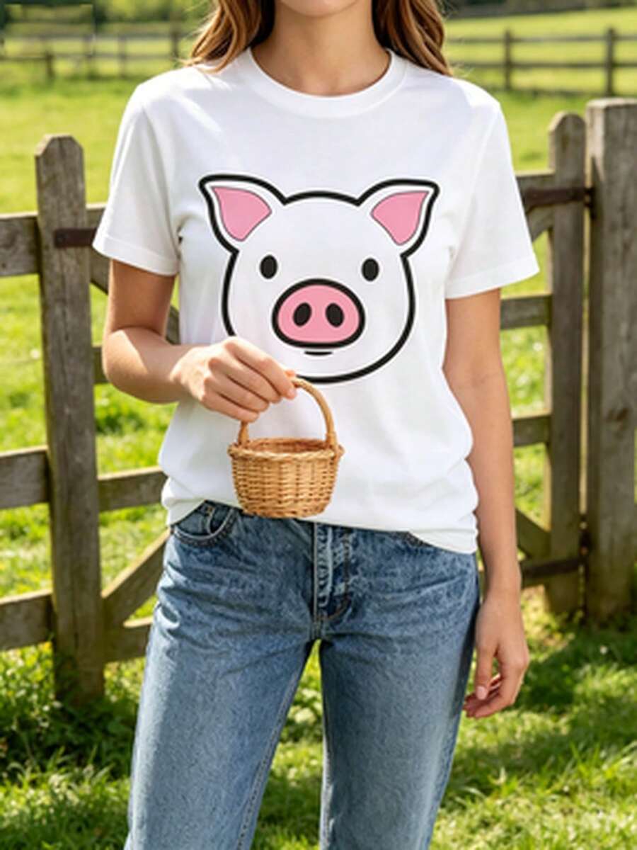 Women T-Shirts - 白色 - 查看 1