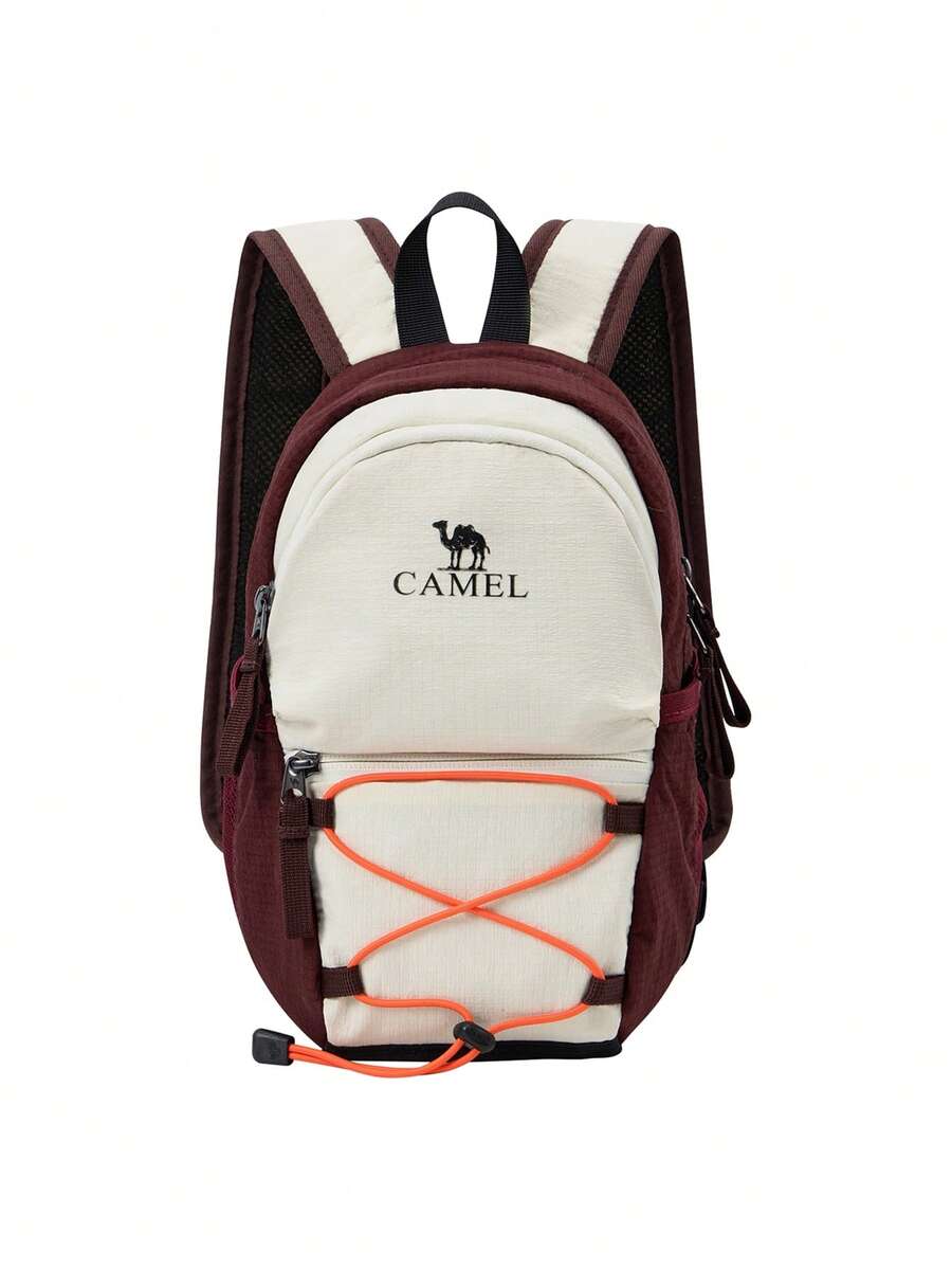 CAMEL CROWN Unisex Commuter Backpack, Lightweight Small Capacity Travel Backpack, Student School Bag, Outdoor Hiking And Climbing - Wine Brown - View 1