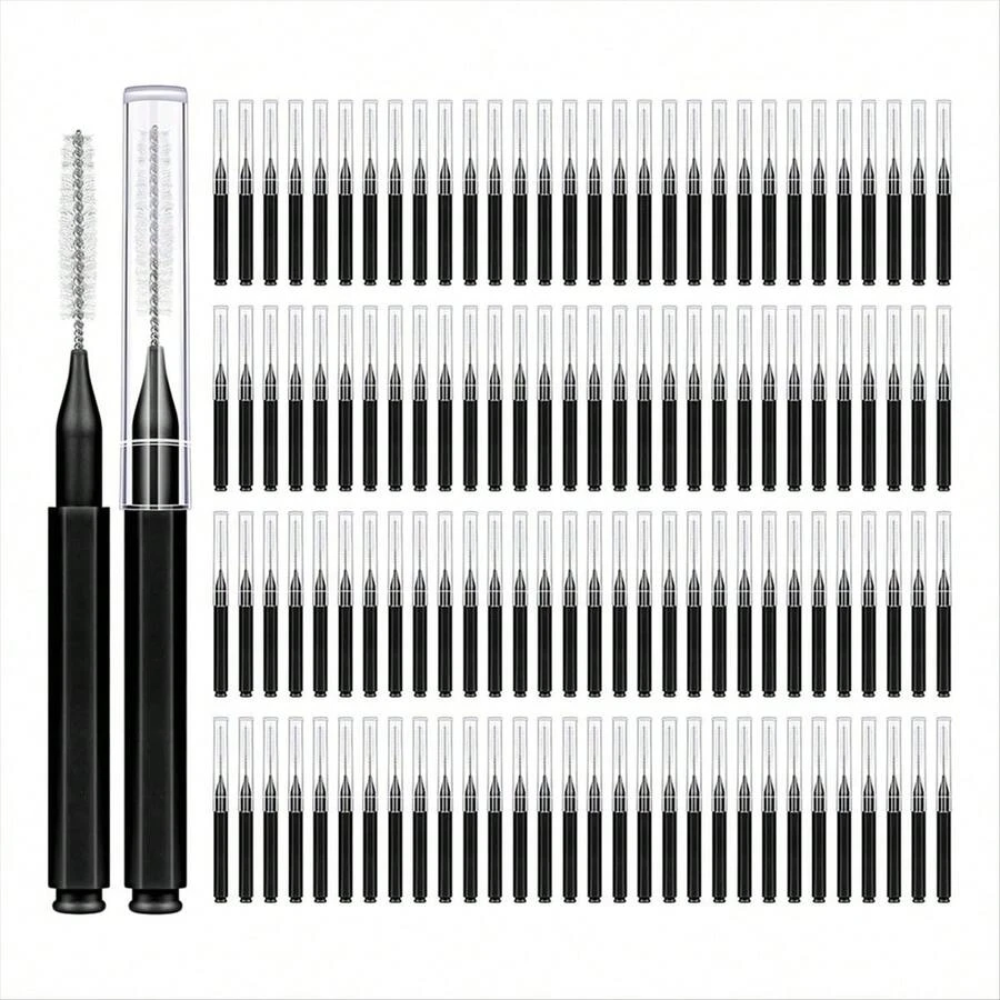 120pcs Interdental Brushes, Braces Brush Cleaner For Teeth Cleaning Tools Spiral Dental Brush For Efficient Oral Care A - View 1