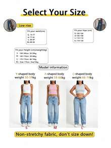 Jeans rectos de cintura baja, sueltos y cómodos con bolsillos delanteros, adecuados para citas, compras y estilo retro Y2K de primavera - Azul lavado medio - Ver 5
