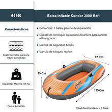 Inflatable Raft - Orange - View 2