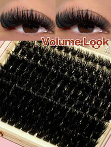 Waloshow Glue-Free DIY Cluster False Eyelashes, Self-Adhesive Segmented False Eyelashes, C/D Curl, No Glue Needed For DIY Eyelash Extensions, Beginner-Friendly, 10/12/14/16mm, 0.07C/D Curl, Suitable For Travel, Daily Wear (Suitable For Beginners), Weddings, Dates, Parties, Holidays And Other Occasions, Perfect As A Gift. Features Natural Long Hair Style With Dramatic Effect, Easy And Convenient To Use - D - View 5