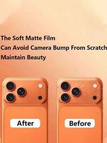 5pcs 9H Nano Matte Lens Base Protector Compatible With Iphone 17 Pro Max/Pro/Air/17/18pro/18promax Series - Anti-Fingerprint/Anti-Glare/Anti-Scratch, Precise Cut, Bubble-Free, Easy Installation, Compatible With Phone Cases, Wireless Charging Compatible, Anti-Yellowing, High Definition Clear, Durable Minimalist Camera Protection - 5pcs - View 6