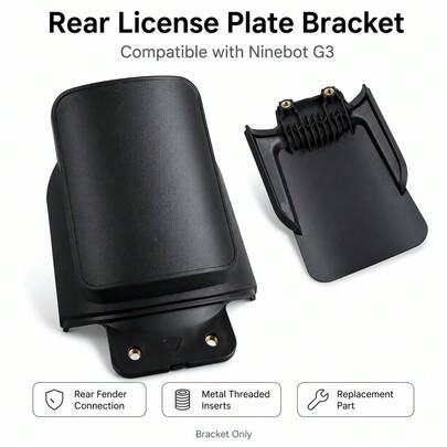 Rear Fender License Plate Bracket Mounting Plate Replacement Part For Ninebot G3 Electric Scooter
