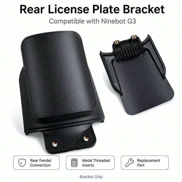 Rear Fender License Plate Bracket Mounting Plate Replacement Part For Ninebot G3 Electric Scooter
