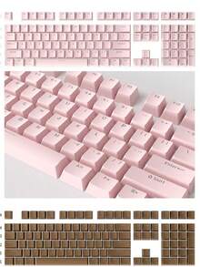 Multi-Color Semi-Transparent Character OEM Profile ABS Double-Shot 113 Keys Keycaps Compatible With All MX-Type Mechanical Keyboard Switches - View 7
