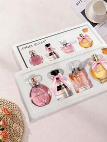 4-Piece Womens Perfume Set, With Floral And Fruity Scents, Fresh Orange, Citrus And Orange Blossom Fragrance, Romantic And Long-Lasting For The Whole Day, Ideal For Dates, Parties, Daily Outings, Anniversary Or Birthday Gifts. - Fresh Tone - View 1