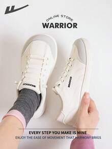 Warrior Women's Board ShoesSpring And SummerComfortable Modest Style Casual Yet Sleek Sneakers Applicable Throughout The Year Wear-Resisting All-Day Wear Training Sneakers Running Shoes - Beige/Gray - View 6