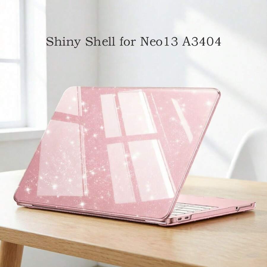 MacBook Neo 13 2026 A3404 亮片保護殼 透明閃亮外殼 適用於 MacBook Neo A18 Pro 2026 新色 防護殼 - 查看 1