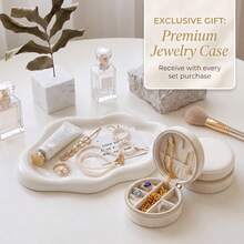 Jewelry Dish Free Jewelry Box Jewelry Tray Trinket Dish, Cloud Jewelry Holder Plate, Watch Keys Tray Ring Dish Holder For Mother's Day/Christmas/Thanksgiving/Birthday Gift(Silver) - 白色 - 查看 1