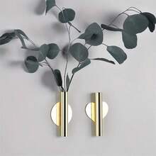 Wall Decor Adhesive No-Drill Hanging Metal Flower Holder - A - View 8