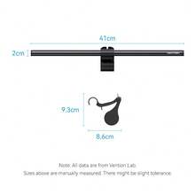 VENTION Aluminum Monitor Light Bar, USB Powered Asymmetric Light Source, Gravity Clip Design, Eye-Care Anti-Glare Flicker-Free Touch Dimmable Lamp - PDA - View 11
