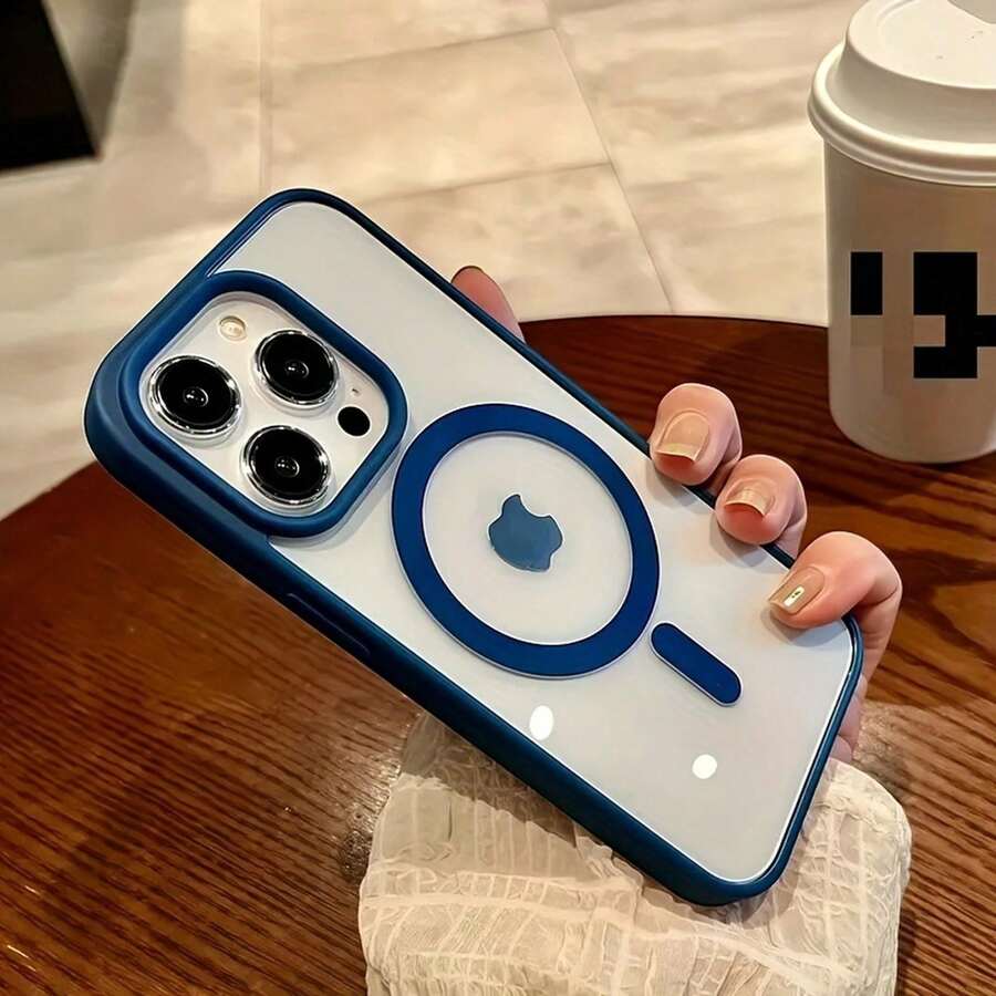 [Envío en 24h desde DE/FR/ES] Funda magnética para teléfono con carga inalámbrica, mate, semitransparente, con gran recorte para la cámara, a prueba de golpes, anti-huellas, regalo navideño para iPhone 17 17Air 16e 11-15 Plus Pro Max S21-S26 Ultra Edge Fe Plus, funda delgada y suave, regalo de cumpleaños para hombres y mujeres - Figura 4 - Ver 1