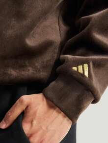 Adidas Men's NYR GFX SWT Knit Pullover Sweatshirt KE4067 - Brown - View 5