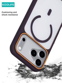 KOOLIFE 磁吸奢華磨砂半透明 PC 背板，親膚觸感全包覆防震防摔 Apple 手機保護殼，相容 iPhone 18 Pro/18 Pro Max/17 Pro Max/16 Pro Max/15 Pro Max/14 Pro Max/13 Pro Max/17 Pro/16 Pro/15 Pro/14 Pro/13 Pro/17/16/15/14/13/12 Pro Max/12 Pro/12/11 機型，適合男女日常佩戴，節日送禮首選 - 紫色 - 查看 4