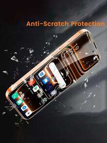 4pcs - Compatible With Apple Models: 2pcs Privacy Tempered Glass Screen Protectors + 2pcs 3D Camera Lens Protectors, 1:1 High Definition, Scratch-Resistant, Explosion-Proof, Durable, Compatible With IPhone X/XR/11/12/13/14/15/16/16 Pro/16 Plus/16 Pro Max/16e/17/17 Air/17 Pro/17 Pro Max Series. Privacy Screen Protector, Phone Case Accessories, Compatible With Phone Cases. - Black - View 6