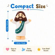 100 PCS Little Jesus Figures, Mini Jesus Figurines In Bulk, Multicolor Tiny Jesus Figures, Christian Gifts,Christmas Gifts,Halloween Gifts,Baptism - 50pcs - 查看 2