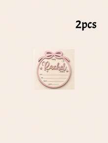 Customized Announcement Board - Wooden Purple Butterfly Birth Statistics Plaque, Hospital Customized Name Plate, Custom Design, Customizable, Personalized, Decoration - Style a - View 14