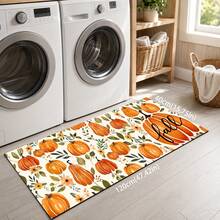 1pc Colorful Pumpkin Pattern Diatomaceous Earth Kitchen Drain Mat, Quick-Drying Absorbent Non-Slip Coffee Machine Mat And Dish Drying Mat, Suitable For Kitchen Countertop And Home Decor - Multicolor - View 12
