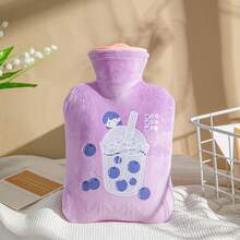 Reusable And Hot Water Bottle Made Of High-Quality, Leak-Proof PVC Material, Random Color, 500ml Capacity, For Home, Office, And Travel - Ideal For Hot And Cold Drinks. - Cute Hot Water Bottle - View 10