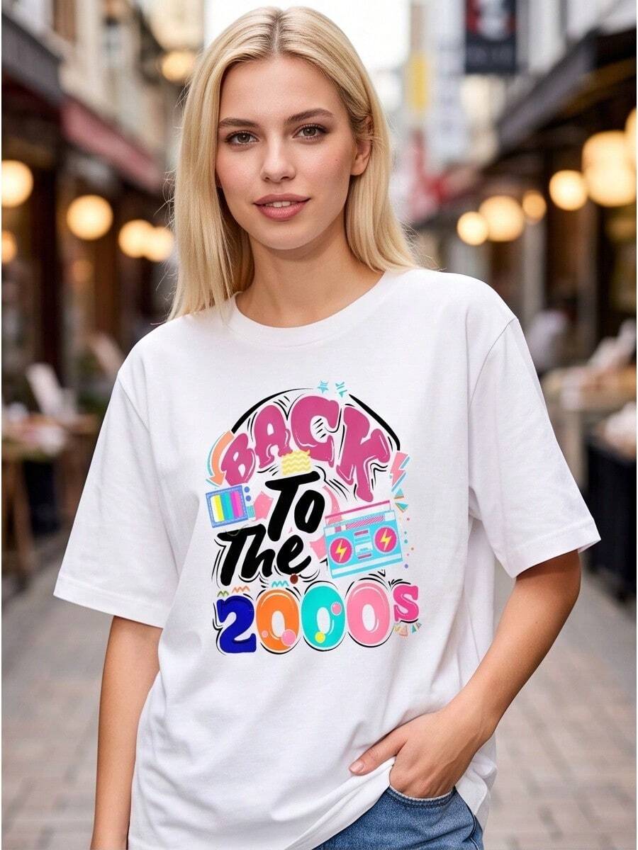 Women T-Shirts - 白色 - 查看 1