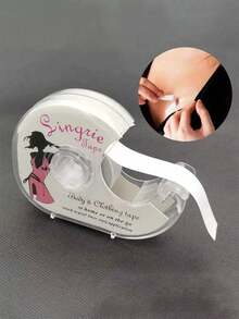 1 Set Anti-Slip Clothing Tape, Double-Sided Transparent Non-Reflective Adhesive Tape, Invisible Fixing Tape For Shoulders And Neckline, Ultra-Strong Adhesion And Durable, Transparent Invisible Design, Suitable For Fixing Tops And Neckline To Prevent Clothing Damage - Multicolor - View 11