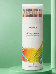 1 Set Colored Pencils, Oil-Based Colored Pencils, Art Painting Colored Pencil Set [Random Color] - A - View 1