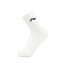 LI-NING Kaos Kaki Setengah Betis Unisex AWSW071 Toko Resmi Terpercaya - Putih - View 2